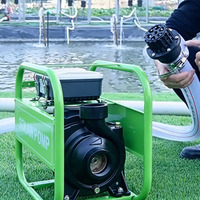 Pompe à eau solaire de surface AC/DC 4HP, pompe d'irrigation solaire pour l'approvisionnement en eau agricole des fermes, faible MOQ, OEM