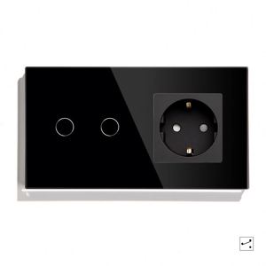 Bảng Điều Khiển Cảm Ứng Chất Lượng Cao Nhà Máy 157Mm Công Tắc Đèn Cảm Ứng + Ổ Cắm Tường Eu - Product Image 3