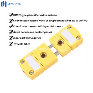 ปลั๊กเทอร์โมคัปเปิลขนาดเล็กแบบเสียบแผง NY-SMPW-K/<span class=keywords><strong>J</strong></span>/<span class=keywords><strong>T</strong></span>/E-F/M พร้อมสายชดเชยอุณหภูมิสูง สำหรับ OEM ODM มาตรฐาน IP65 - Product Image 2