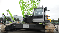 Nouvelle grue de levage lourd de 150 tonnes ZCC1500V, grue sur chenilles hydraulique à flèche en treillis de 150 tonnes