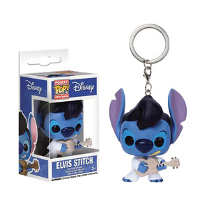 Juego de llaveros de figura de Stitch de gran venta con postura sentada, colgante de PVC tejido, regalo - Product Image 3