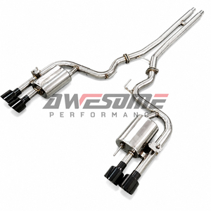 Escape de Alto Rendimiento de Acero Inoxidable para Ford <span class=keywords><strong>Mustang</strong></span> GT GT500 5.0L V8 Compatible con Válvulas Originales OEM, Silenciador de Escape Valvetronic - Product Image 2