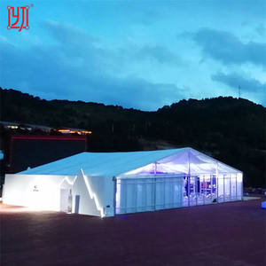 Tente de réception de luxe blanche à structure libre 10x10m 10x20m pour mariages et événements - Product Image 3