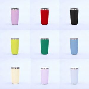 Custom logo 10oz 300ml Double Wall Stainless Steel 10 oz Tumbler Vacuum Insulated Travel <b>Coffee</b> Mug with Lid - Product Image 6