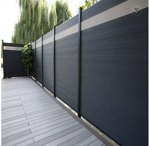 Kits de clôture murale en aluminium extrudé de 6 pieds pour l'extérieur, couleur noire Senda, avec portail, prix de confidentialité, vente en gros - Product Image 3