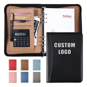 Wholesale Custom Leather Pu Notebook Set <b>A5</b> Business <b>Notepad</b> Office Gift Personalized With Logo - Product Image 1
