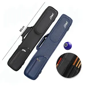 Atacado Durável Oxford Waterproof Pool Cue Soft Bag Snooker e Bilhar Cue Stick Armazenamento com Logotipo Personalizável