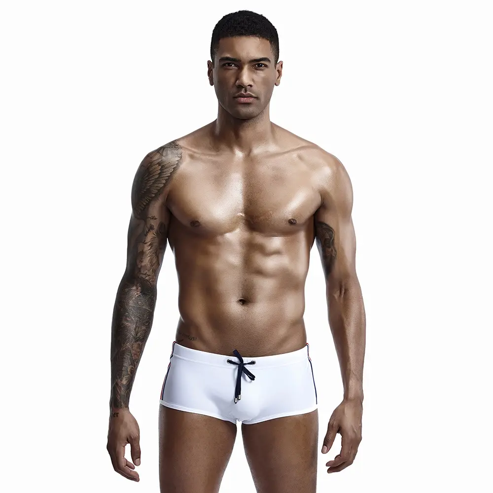 Custom Logo Wholesale Plus Size Hombres En Swimwear Breathable Beachwear Underwear Men Boxer Briefs