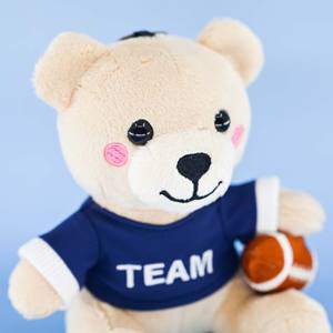 Llavero de Peluche Personalizable con Diseño de Balón de Fútbol Americano - Diseño del Campeonato 2026, Logotipo Personalizado para Regalos Corporativos - Product Image 4