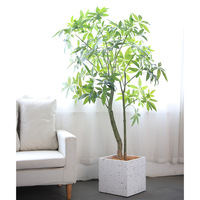 Pot de fleurs en ciment blanc moucheté 25cm 33cm rond carré moderne écologique durable pour la décoration intérieure et extérieure de la maison et du jardin