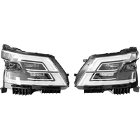 Haute qualité aftermart LED DRL lampe tournant avec dynamique projecteur phare pour NISSAN Patrol Y62 tête lampe tête light2016-2020