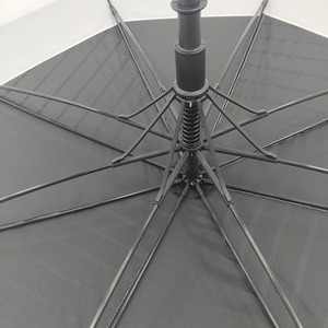 Parapluie de golf double couche haute qualité, coupe-vent, ouverture manuelle, grande taille, avec aérations, incassable, en fibre de verre, style classique en pongé - Product Image 4