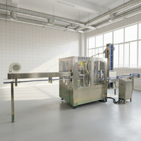 Ligne de production de machines de remplissage et d'emballage automatiques de bouteilles en plastique PET PLA pour petites entreprises, pour l'eau potable, les sodas et les liquides