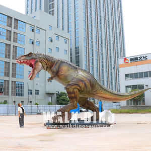 Estatua de dinosaurio móvil sincronizada con jardín de gran tamaño de 6,4 metros de altura, animatronic mecánico de voz rugiente para Sa - Product Image 3