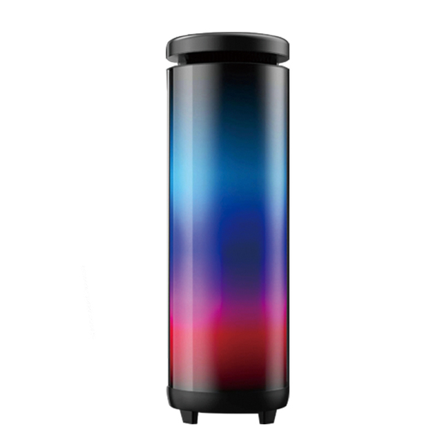 HoXen Portable Outdoor Party Speaker for LED RGB 8" Woofer Built-in Mic Memory Card Support 3600mAh Battery Mobile Phone 30-50W