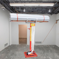 Machine de levage en acier, câble métallique, élingue, charge de 300kg, élévateur de service AC, acier renforcé de 4.9m pour montage d'unité de plafond