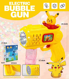 Luckykoo <b>Bubble</b> Guns Kulumi Animal Soap Toy for <b>Kids</b> Electric <b>Bubble</b> Gun With Light Automatic <b>Bubble</b> Gun for Wedding Toys - Product Image 4