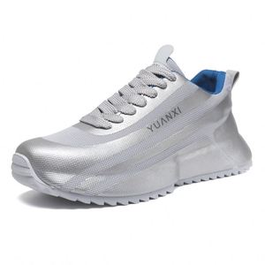 Chaussures décontractées sportives à lacets pour hommes 2025 – Tissu respirant en maille, design antidérapant à plateforme, souples et tendance pour un confort optimal - Product Image 3