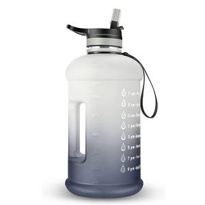 Bouteilles d'eau sportives en PETG sans BPA de 2,2 l, bouteille d'eau de gym à étiquette privée, bouteille d'eau motivante avec marqueur de temps - Product Image 4