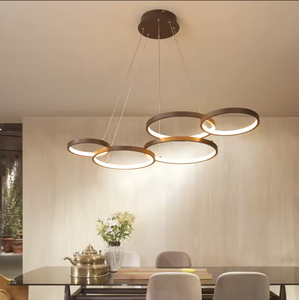 Zeal Lighting restaurante francés leche blanco E27 cristal estriado colgante luz champán Edison bombilla araña - Product Image 3