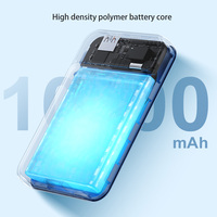 Banque d'alimentation portable mini 3 en 1, 10000mAh, PD22.5W, chargeur rapide 20W, écran, prend en charge la charge de montre 9V, batterie de type Li-polymère