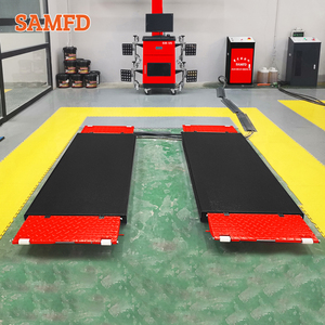 Elevador de Tijera Hidráulico de Doble Cilindro SAMFD SML-3.5SL de 3.5t con Elevación Completa para Automóviles con Altura Máxima de 70.87'' - Product Image 3