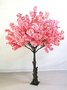 Centro de Mesa para Boda con Árbol de Cerezo de 3m, en Oferta, Maceta Grande con Flores Lila y Blancas, 7 Árboles de Cerezo de 3m - Product Image 5