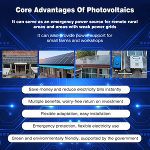 Kit de Paneles y Baterías Solares Residenciales Fuera de la Red, 3kw 5kw 8kw 10kw 15kw 20kw, Sistemas Solares Híbridos, Sistema de Energía Completo - Product Image 6