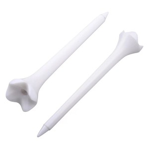 Tee de golf en plastique blanc de 83 mm à cinq branches, durable pour la pratique du golf - Product Image 4