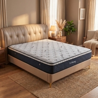 Matelas de lit 160*200 180*200 King Queen à ressorts ensachés et mousse à mémoire de forme, Colchon de qualité, prix usine, pour usage domestique et hôtelier