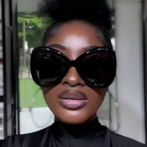 89283 Nouvelle Tendance Lunettes de Soleil Monobloc à Grande Monture Style Hip-Hop pour Femme, Lunettes de Soleil Oversize pour Homme - Product Image 4