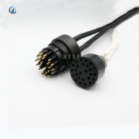 Connecteur moulé en caoutchouc Multi Core Split 24pin Subcon Underwater Electric Connector ROV Deep Water Connector