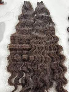 Extensions de cheveux humains indiens ondulés bruns, collection de qualité supérieure, prix en gros - Product Image 5