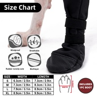 Protecteur de patte de chien de luxe en gros avec semelle en caoutchouc antidérapante botte de soin des plaies canines pour garder les pattes sèches et propres