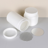 Principales marques de bouteille de récipient de poudre en plastique HDPE de qualité alimentaire 300ml-1000ml finition mate logo personnalisé pour l'emballage de médicaments