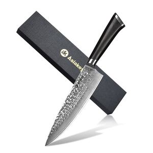 มีดเชฟ Chaku Knife Premium Kitchen ขนาด 8 นิ้ว ผลิตจากเหล็ก VG10 ลายดามัสกัส พร้อมด้ามไม้มะเกลือ - Product Image 1