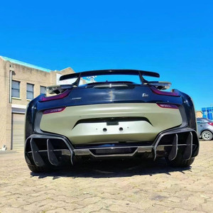 Kit carrosserie en fibre de carbone pour I8 avec lèvre avant autocollante, diffuseur, spoiler, jupes latérales et accessoires – État neuf - Product Image 6