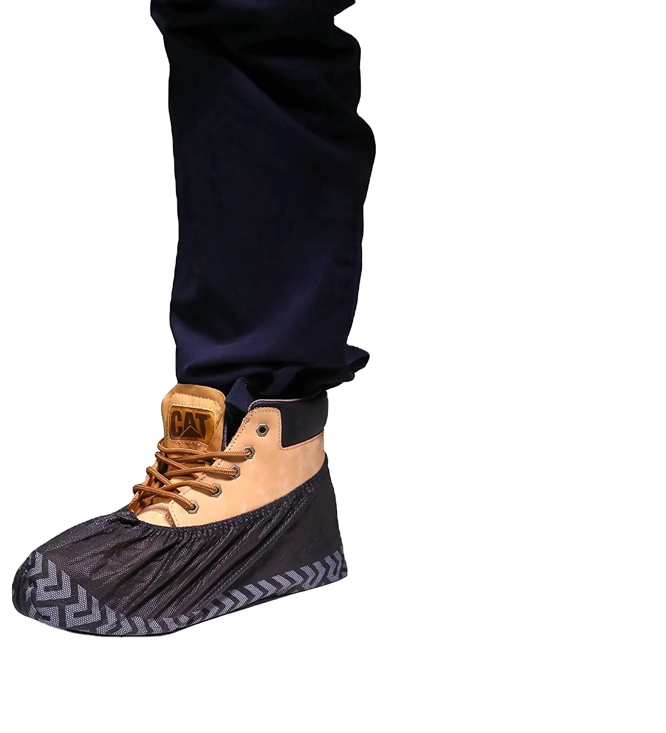 TOPMED الساخن بيع الغبار الأسود مقاومة للإنزلاق المتاح الجرموق واقية الجملة أغطية الحذاء