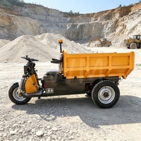 Tricycle électrique ZY-155 avec système de déchargement automatique entièrement hydraulique pour le transport dans les tunnels miniers