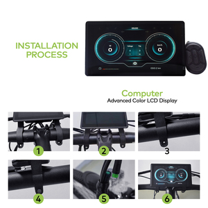 Màn hình xe đạp điện H8 [Haytrix] Fatbike V20 TFT 55 inch với ứng dụng Bluetooth, đồng hồ tốc độ cho máy tính xe đạp - Product Image 6