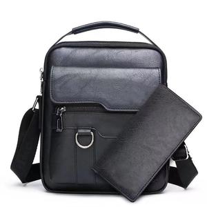 Bolso <span class=keywords><strong>de</strong></span> Hombro para <span class=keywords><strong>Hombre</strong></span>, Bolso Retro para <span class=keywords><strong>Hombre</strong></span>, Bolso Cruzado para Documentos, Gran Capacidad, Nuevo Bolso Casual <span class=keywords><strong>de</strong></span> Moda con Cartera - Product Image 2