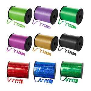 5 mm 100 Yards 500 Yards holographique arc-en-ciel polypropylène ruban à friser pour la fête de noël ballons d'emballage cadeau - Product Image 1