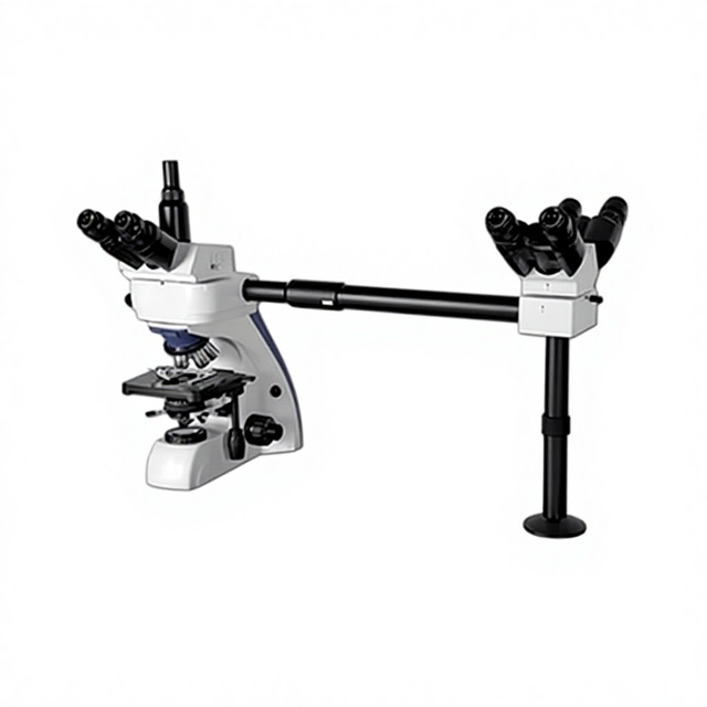SCITEK Multi-view Microscope Infinite Optical System Effective Illumination Teaching Microscope Kohler Illumination for Lab