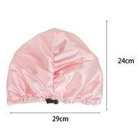 Bonnet de nuit respirant en polyester réglable, turban, grand foulard pour cheveux bouclés pour femmes et filles