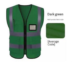 เสื้อกั๊กสะท้อนแสง LED พร้อมกระเป๋า  โลโก้สั่งทำได้  ระบายอากาศได้ดี  ผลิตจากโพลีเอสเตอร์  เสื้อผ้าเพื่อความปลอดภัยสะท้อนแสง - Product Image 2