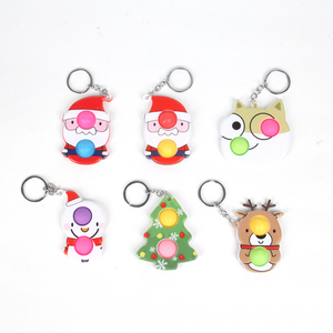 2026 New Christmas Gift Toys Fidget Keychain, Finger <b>Stress</b> Relief Toy Key <b>Ring</b> - Product Image 1