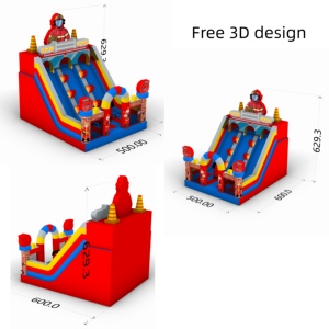 Tobogán Inflable Comercial de Alta Gama para Niños, Tobogán Inflable con Escalada, Brincolines Inflables para <span class=keywords><strong>Fiesta</strong></span>, Castillo Inflable - Product Image 5