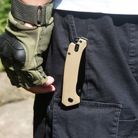 Couteau de camping EDC à axe à roulement à billes XR40R1, haute dureté 14C28N, couteau de poche, fibre de carbone G10 en option, couteau pliant d'extérieur