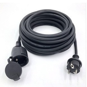 สายพ่วง 2 ช่องเสียบ 16A ยาง BVR ปลั๊ก CEE IEC สำหรับเครื่องใช้ไฟฟ้าภายในบ้าน - Product Image 5