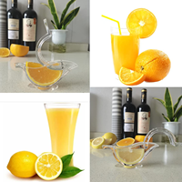 Gratis Monster Keukengereedschap Limoen Squeezer Acryl Crystal Manual Juicer Exprimidor De Limon Clear Bird Citroenpers